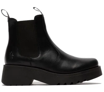 Fly London Womens Medi789 Black Chelsea Boots