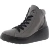 Fly London Womens Zipper Ankle Boots In Grey