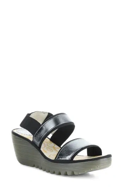 Fly London Yaco Platform Wedge Sandal In Multi