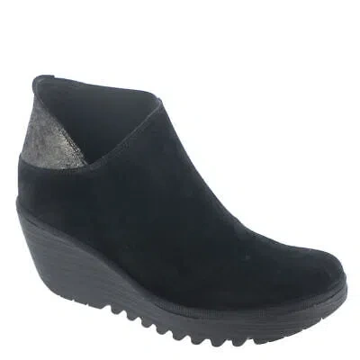 Pre-owned Fly London Yego Boot Women's Boot In Black/graphite