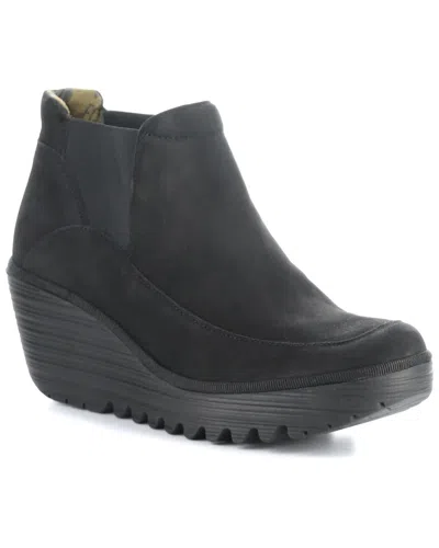 Fly London Yofi Suede Boot In Black