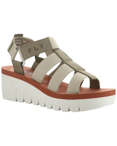 Fly London Yoji Suede Sandal In Green