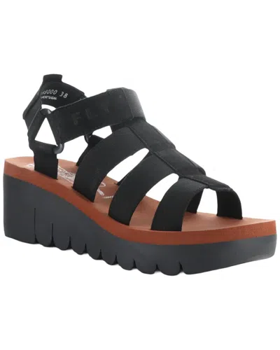 Fly London Yoji198fly Suede Sandal In Black