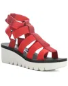 Fly London Yufi Espadrille In Lipstick Red/red