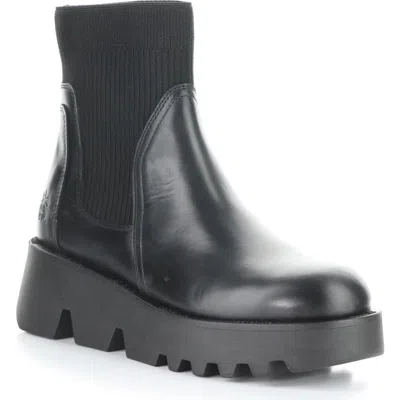 Fly London Zool Chelsea Boot In Black