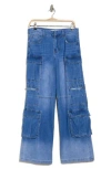 FLYING ANGEL FLYING ANGEL CARGO POCKET WIDE LEG JEANS