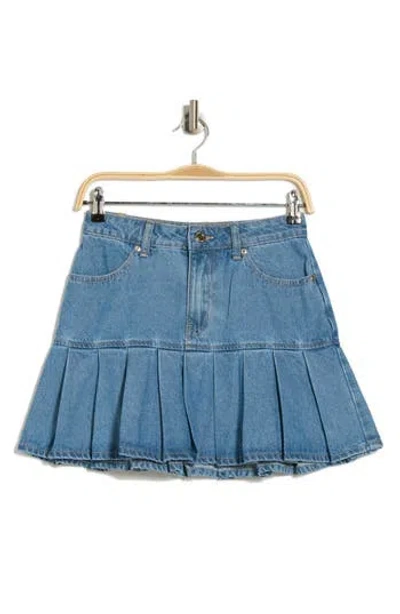 Denim Miniskirt Nordstrom Denim Midi Skirt Denim Skirt Pleated