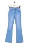 Flying Angel Soft Stretch Bootcut Jeans In Beige