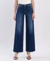 Flying Monkey Abby Wide Leg Jeans In Flying Bird In Blue