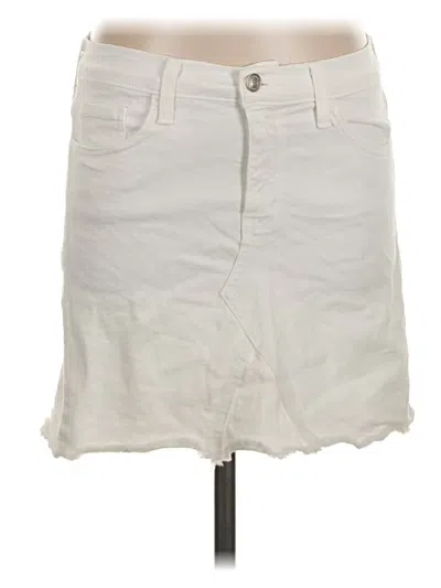 Pre-owned Flying Monkey Casual Skirt In White