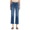 Flying Monkey Charming High Rise Ankle Straight Jeans In Blue In Blue
