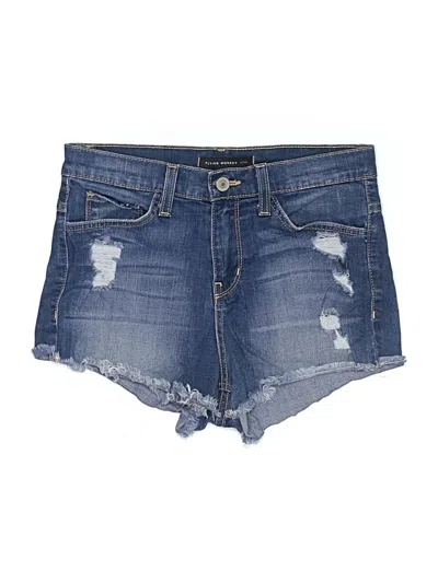 Pre-owned Flying Monkey Denim Shorts In Blue