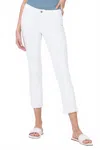 Flying Monkey Heller Mid Rise Straight Jeans In White In White