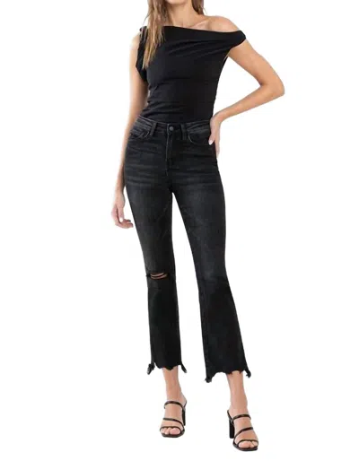 Flying Monkey High Rise Ankle Bootcut Jeans In Flawlessly In Multi