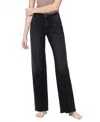 Flying Monkey High Rise Loose Fit Jeans In Black In Black