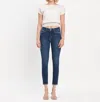 Flying Monkey High Rise Skinny Jean In Eulogize In Blue