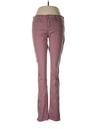 Pre-owned Flying Monkey Jeans In Burgundy