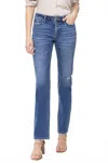 Flying Monkey Mid Rise Regular Straight Jeans In Dumb Founding In Blue