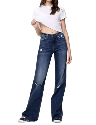 Flying Monkey Sanity Distressed Jeans In Dark Blue