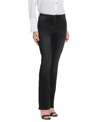 Flying Monkey Slim Bootcut Jeans In Significant In Black