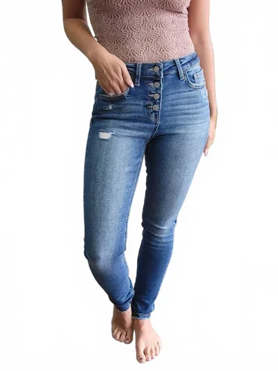 Flying Monkey The Evelyn Jeans In Blue