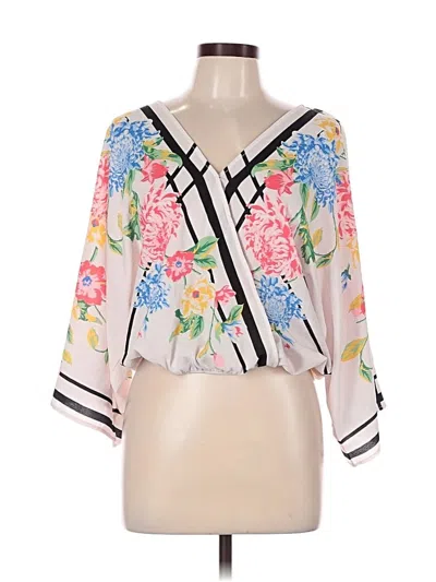 Pre-owned Flying Tomato 3/4 Sleeve Blouse In Pink