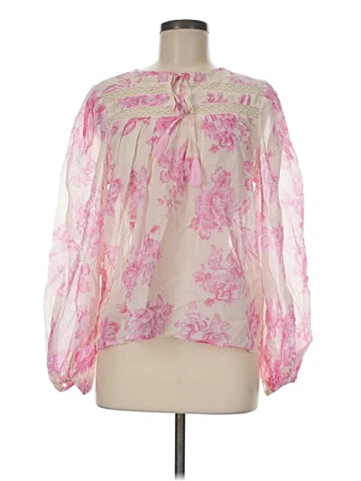 Pre-owned Flying Tomato 3/4 Sleeve Blouse In Pink