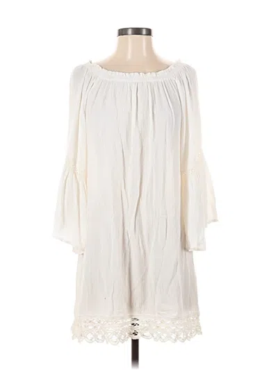 Pre-owned Flying Tomato 3/4 Sleeve Blouse In White