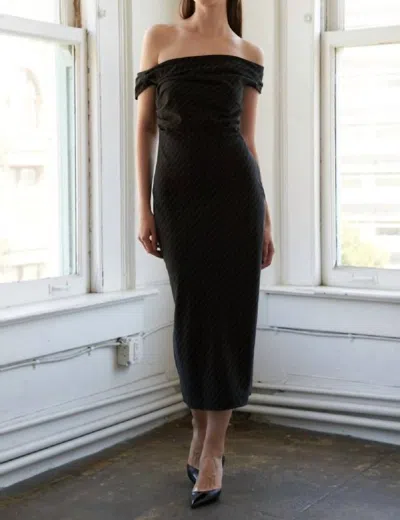 Flying Tomato Alannah Dress In Black