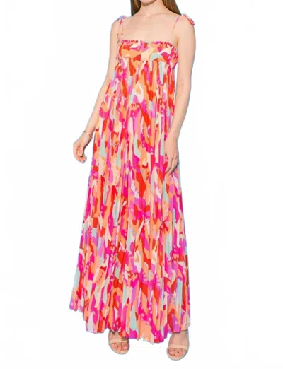 Flying Tomato Better Get Going Jumpsuit In Orange Pink In Gold