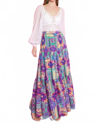 Flying Tomato Bit Of Spark Maxi Skirt In Multi