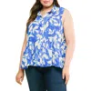 Flying Tomato Button Front Sleeveless Top