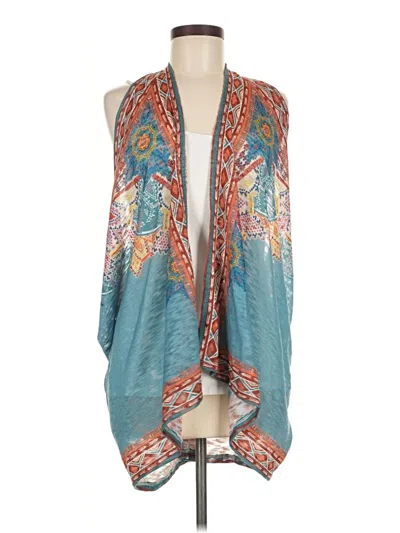 Pre-owned Flying Tomato Cardigan Sweater In Teal