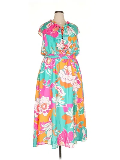 Pre-owned Flying Tomato Casual Dress In Blue