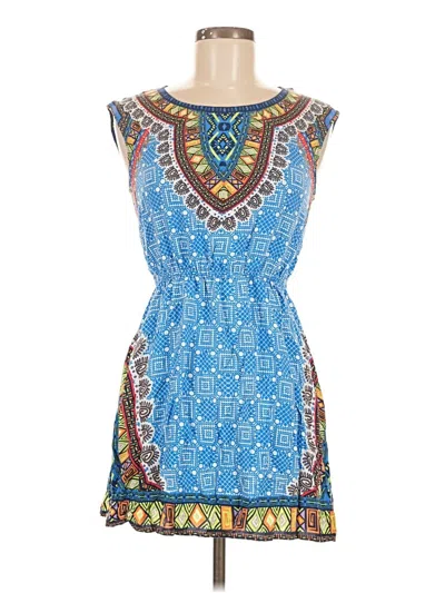 Pre-owned Flying Tomato Casual Dress In Blue