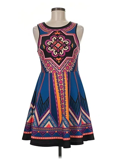 Pre-owned Flying Tomato Casual Dress In Blue