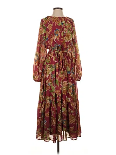 Pre-owned Flying Tomato Casual Dress In Burgundy