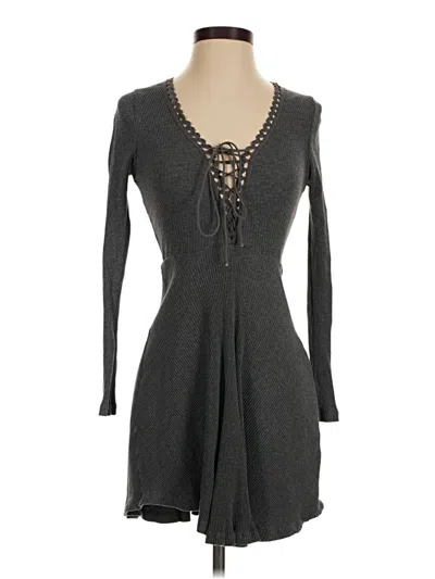 Pre-owned Flying Tomato Casual Dress In Gray