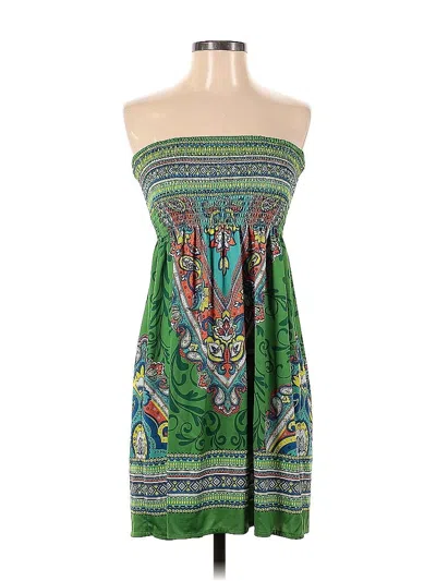 Pre-owned Flying Tomato Casual Dress In Green