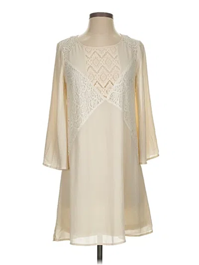 Pre-owned Flying Tomato Casual Dress In Ivory