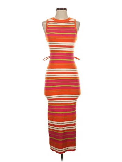 Pre-owned Flying Tomato Casual Dress In Orange