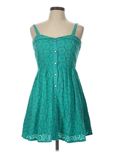 Pre-owned Flying Tomato Casual Dress In Teal