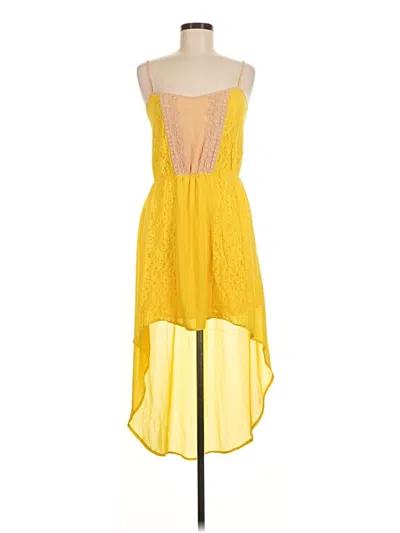 Pre-owned Flying Tomato Casual Dress In Yellow