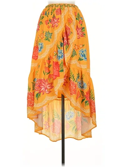 Pre-owned Flying Tomato Casual Skirt In Yellow