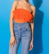 Flying Tomato Catch My Charm Bodysuit In Orange In Orange