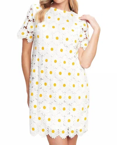 Flying Tomato Daisy Bliss Lace Mini Dress In White