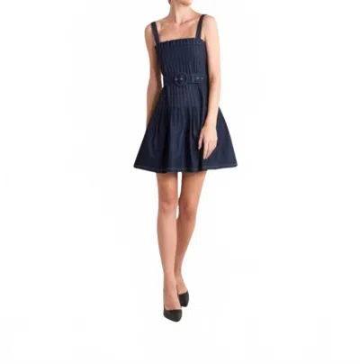Flying Tomato Denim Mini Dress In Blue