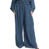 Flying Tomato Denim Pull-on Pants In Blue