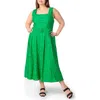 Flying Tomato Embroidered Lace Midi Dress