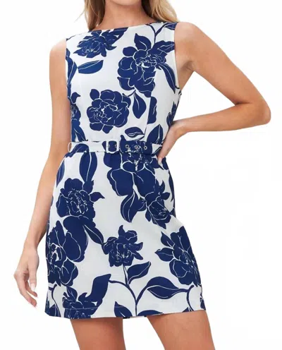 Flying Tomato Floral Mini Dress In Blue
